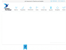 Tablet Screenshot of khaitanpreschool.org